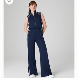 Navy Blue Sleeveless Jumpsuit Xl